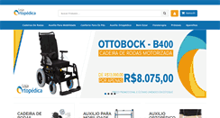 Desktop Screenshot of lojaortopedica.com.br